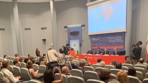 Acto de ASATA el pasado a�o en el que se congregaron empresas de econom�a social.