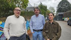 Xos Carlos Valcrcel, lvaro Vila y Sherezade Nez.