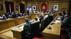 Pleno de este viernes en la Diputaci�n de Ourense.