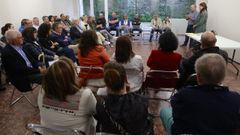 Reuni�n de la plataforma de vecinos del centro para analizar el encuentro con la alcaldesa de Lugo