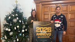 Patricia Lojo y Eloy Sobrido presentaron el cartel de la fiesta de Fin de A�o