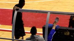 Jorge Sanz, con un esguince, no pudo entrenar