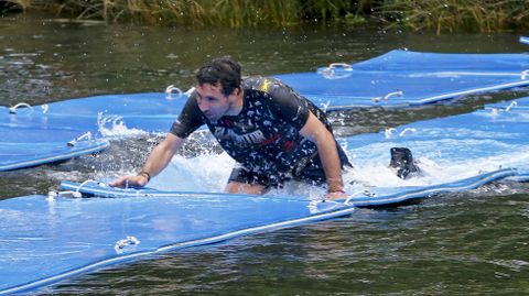 Pruebas de la Gladiator Race en la isla de las esculturas de Pontevedra