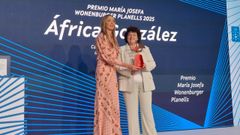 La catedr�tica de la UVigo, �frica Gonz�lez, galardonada con el Premio Wonenburger 2025 