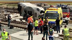 Descarrila en Zamora el tren Galicia-Madrid