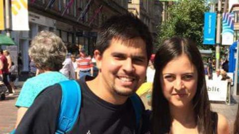 Fernando Men�ndez y Laura Oveja.Fernando Men�ndez y Laura Oveja