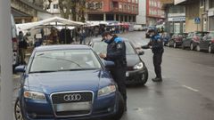 Control de la Polic�a Local en Carballo