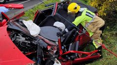 Estado de la cabina del conductor tras la excarcelaci�n