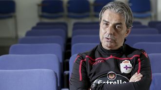 Natxo Gonz�lez, durante su etapa en el Deportivo