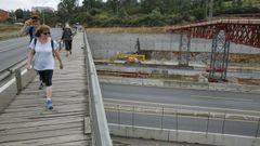 La demolicin del puente de San Lzaro desviar el trfico y el Camino Francs