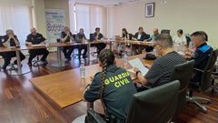 Subdelegado del Gobierno y alcalde copresidieron la Xunta Local de Seguridade de Mux�a