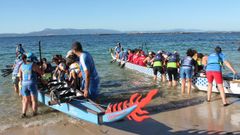 La Traves�a Barca de Pedra arranc� en O Carreiro