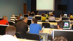 Un curso sobre seguridad laboral en el aula Cemit de Quiroga, en una imagen de archivo
