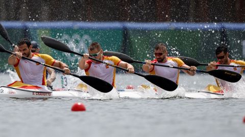 Medalla de plata para el K4 500 en Tokio 