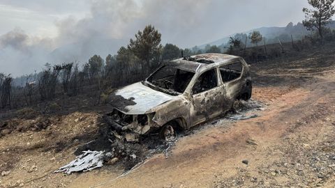 Incendio en Maceda.