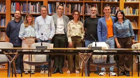 Primera reuni�n presencial en el CCG, ya con Fina Paulos y �scar Rey
