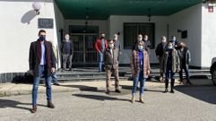 Uria visit� el Cl�ster de la Pizarra en Sobradelo