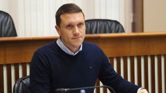 El portavoz de Vivenda del PSdeG, Aitor Bouza.