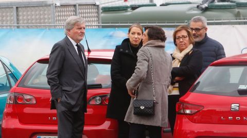 ��igo M�ndez de Vigo fue uno de los representantes del PP que se acercaron a dar el p�same por la muerte de Mariano Rajoy Sobredo