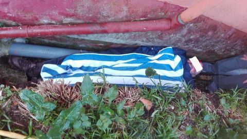 LOS BOMBEROS RESCATAN EN SAN CLAUDIO A UN HOMBRE QUE CAY� EN UNA ZANJA
