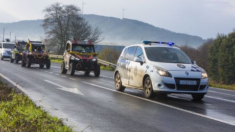 Reyes Magos por Vimianzo, en curiosos vehiculos