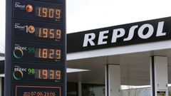 Gasolinera de Repsol en el Pol�gono de O Ceao (Lugo).
