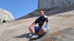 Kike Varela nas cubertas do Gais, onde acta o da 21 de agosto.