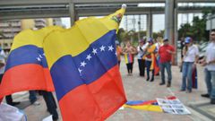 Venezolanos residentes en Miami (Estados Unidos), en una imagen de archivo