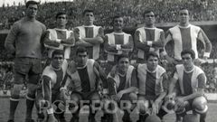 Rodrigo Morilla, segundo por la derecha, durante su etapa como jugador del Deportivo.