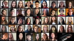 Alumnos del Conservatorio ourensano interpretan  City of stars  para animar el confinamiento