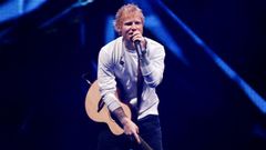 Ed Sheeran, en un concierto en Nueva York el 12 de diciembre