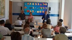Un momento del acto de bienvenida en el arranque del curso de la UNED S�nior