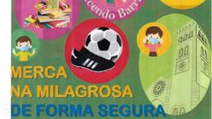 Cartaz da Asociaci�n de Veci�os para fomentar o consumo no comercio da Milagrosa