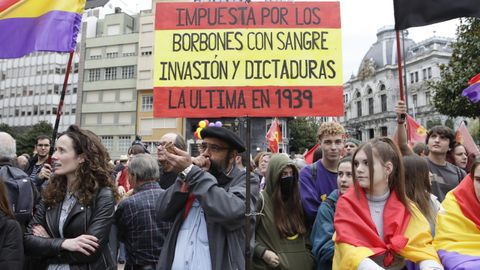 La protesta republicana en Oviedo