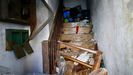 Las escaleras que se pueden ver desde el portal 106 de la carretera de Castilla