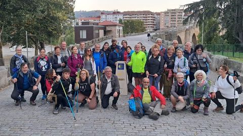Los participantes en la primera etapa salieron de Ourense y terminaron la ruta en Cea