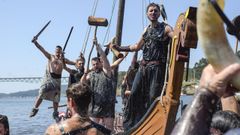 As fue el desembarco de la Romara Vikinga de Catoira