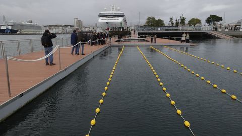 Inauguración y puesta en sevicio de la plataforma náutica de O Parrote, en A Coruña