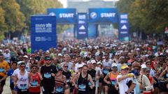 El maratn de Berln se celebr este domingo con una multitudinaria participacin.