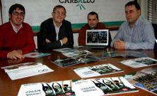 Trigo, Ferrero, Iglesias y Mari�o ayer en la presentaci�n.