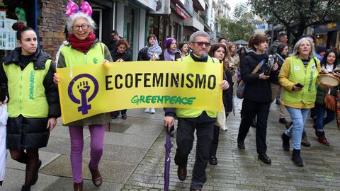 Manifestacin do 8M en Vilagarca.