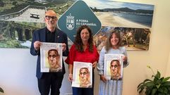 <span lang= gl >Marcos Calveiro, Patricia Lojo e Mar�a Xes�s Blanco presentaron o concurso literario</span>