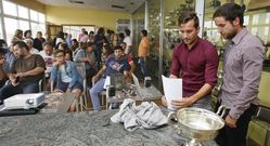 Moreira y Borja Facal presentaron el programa en As Eiroas. 