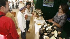 Un puesto de venta de aceite de oliva en una edici�n anterior del festejo gastron�mico