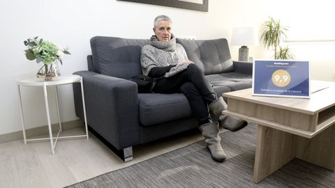 Estrella Ferreiro es la portavoz del colectivo de viviendas tur�sticas de Santiago