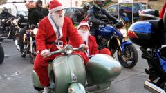 Caravana de Pap Noel de Fojeteiros en Narn.