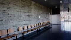 Pasillos de las salas de vistas de los dos juzgados penales de Ourense, en una imagen de archivo