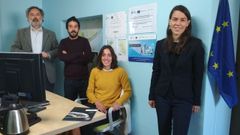 Equipo de Edafotec, en una imagen de archivo