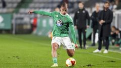 �lvaro Ram�n, jugador del Racing de Ferrol