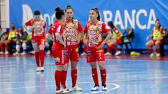 Jugadoras del Poio Pescamar, en un encuentro de principios de marzo